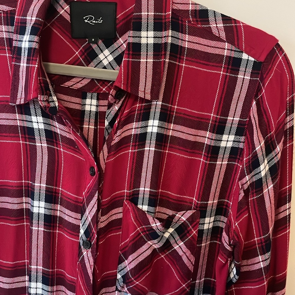 Rails Plaid Button Down - image 4